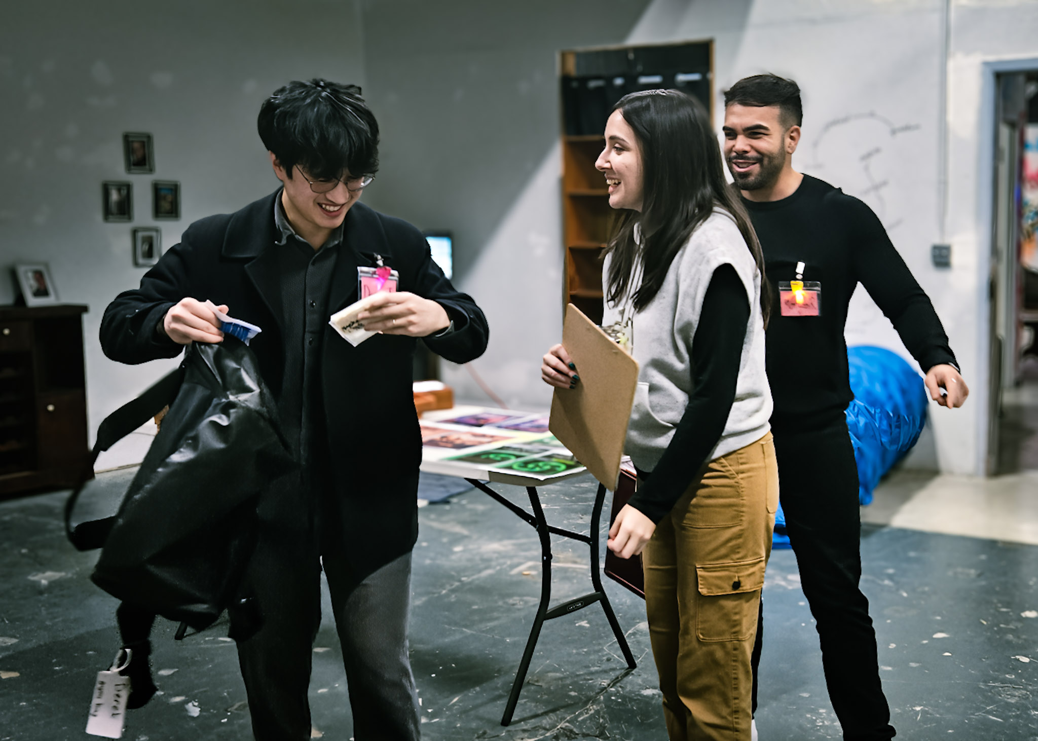 A moment of levity during the intense investigation